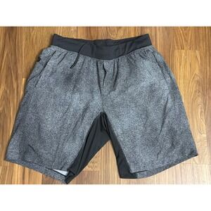 Lululemon Men's Large/L  2 In 1 Bike Workout Athletic Shorts VGC 34 Waist